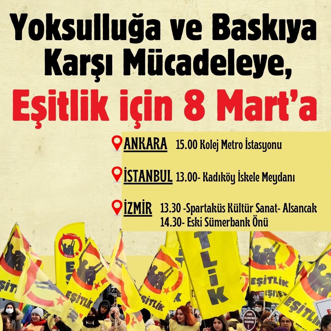 8 Mart’a Birlikte Gidelim!